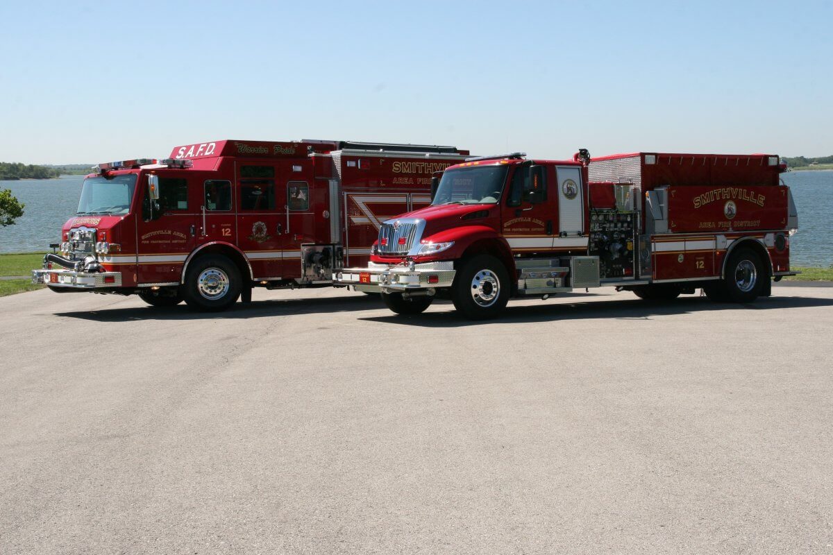 Smithville Area Fire Protection District (MO) | Ultimate Fire Station Recliners Double Reclining Loveseat
