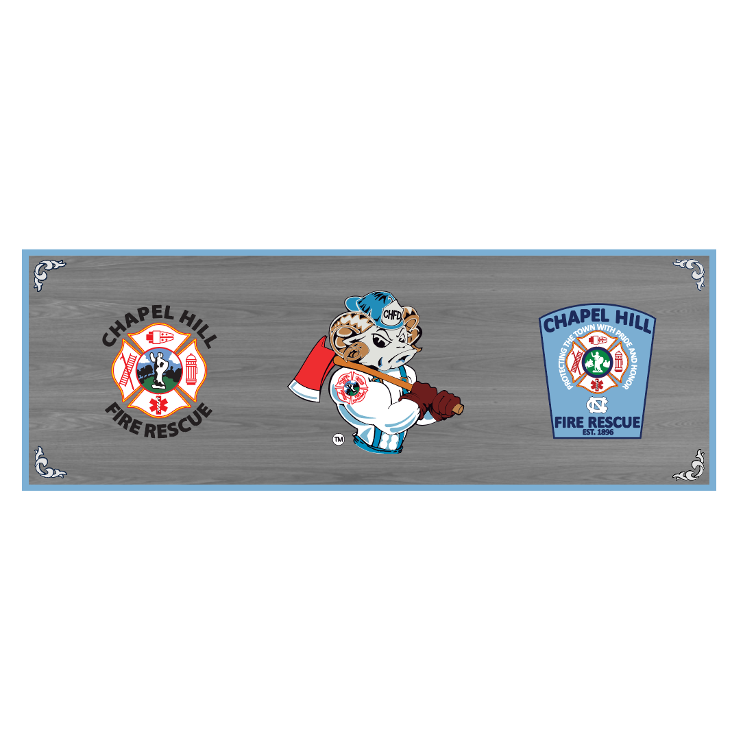 Custom Wood-Top Firehouse Conference/Dining Table