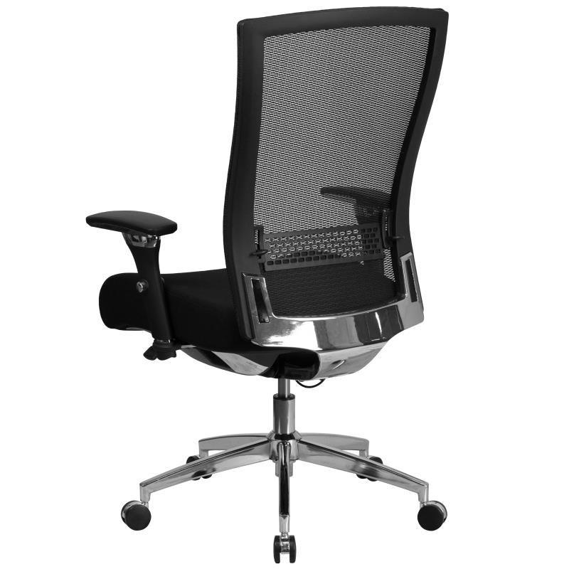 Duty-Built® HD 300 lb. Rated Mesh Multifunction Office Chair w/Seat Slider