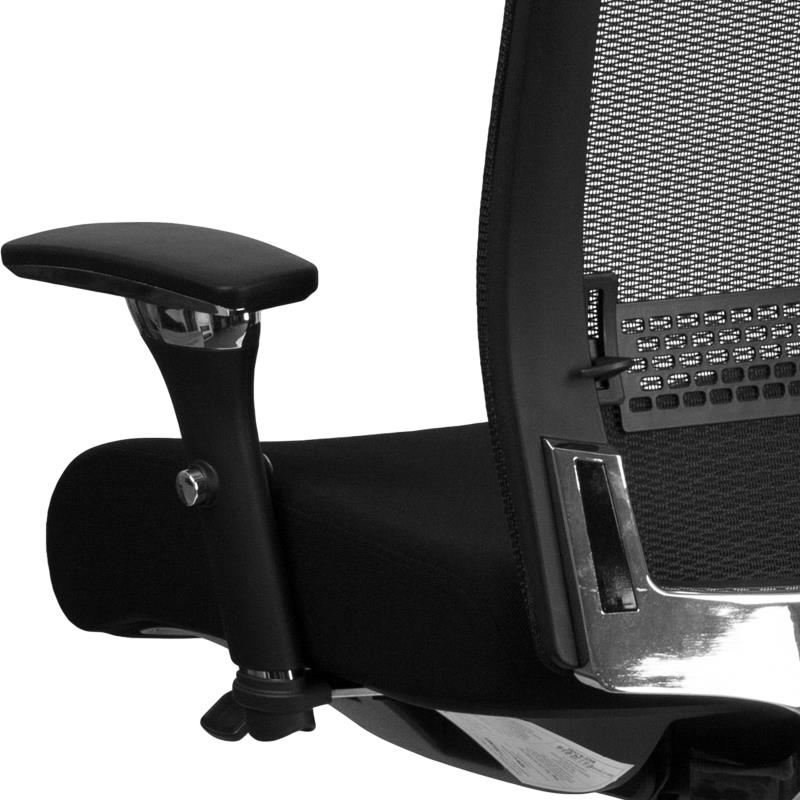 Duty-Built® HD 300 lb. Rated Mesh Multifunction Office Chair w/Seat Slider