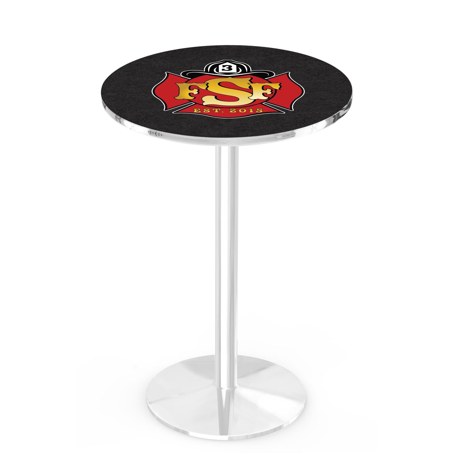Duty-Built® CUSTOM LOGO Round-Top Table