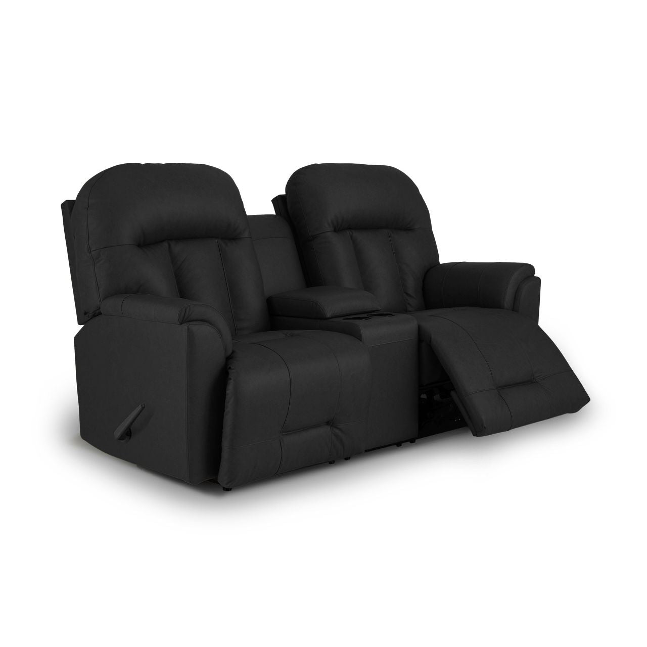 Duty-Built® Engine Leather Console Loveseat