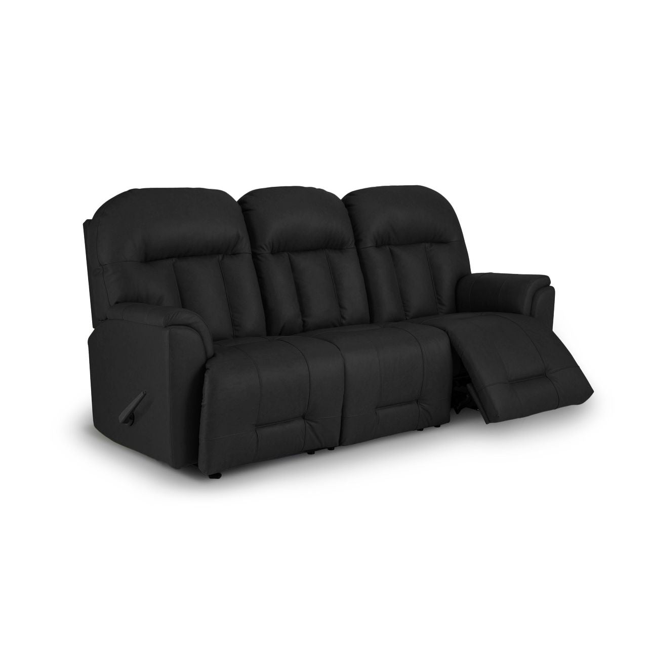 Duty-Built® Engine Leather Double Reclining Sofa