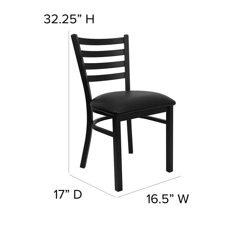 Duty-Built® Ladder-Back Dining Chair - Padded Seat