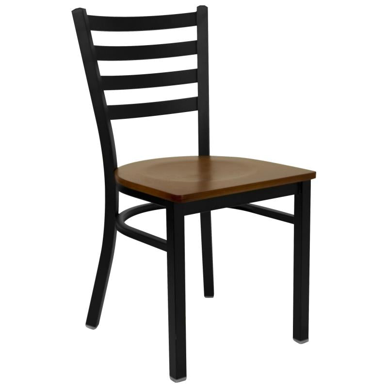 Duty-Built® Ladder-Back Dining Chair - Wood Seat
