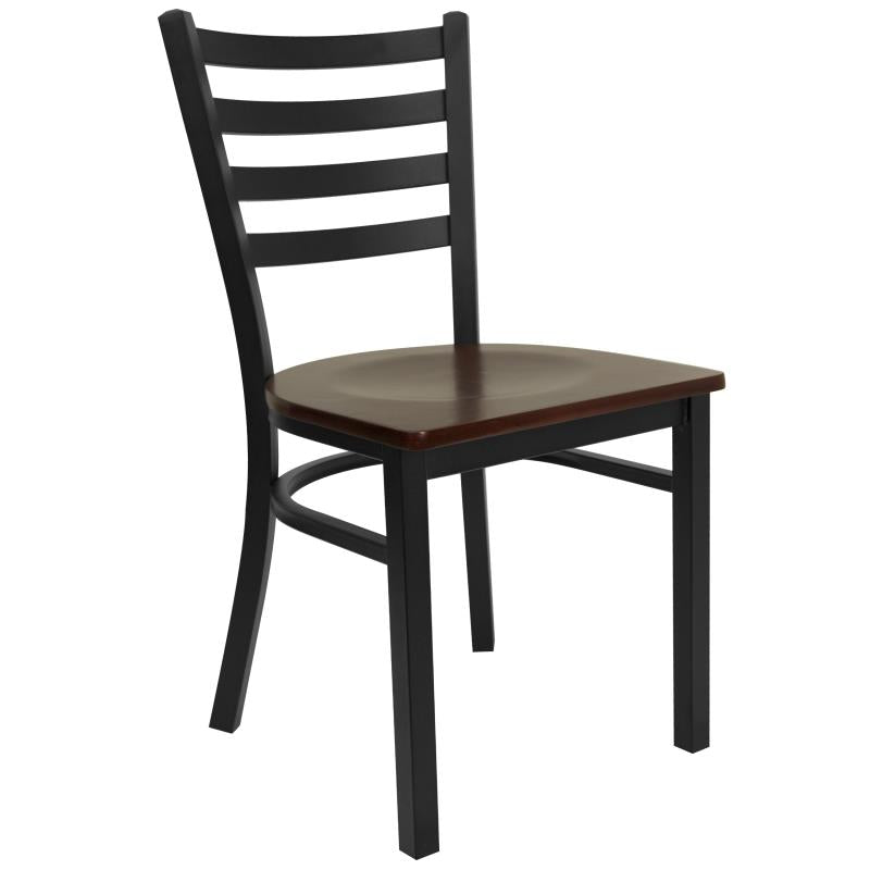 Duty-Built® Ladder-Back Dining Chair - Wood Seat