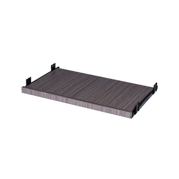 Firehouse furniture, BOSS Desk Keyboard Tray in driftwood