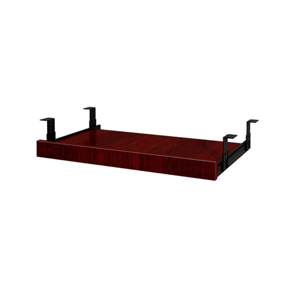 Firehouse furniture, BOSS Desk Keyboard Tray in mahogany