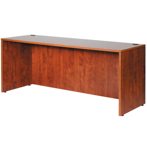 BOSS Office Credenza Desk fire department furniture in cherry