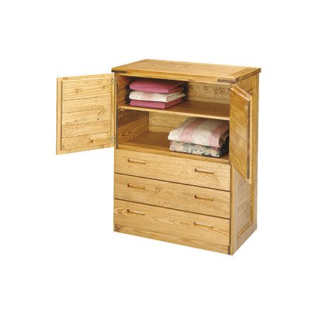 Built Firehouse Tough® Solid-Wood Chest w/Doors + Drawers