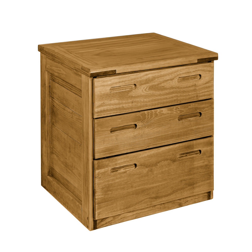 Built Firehouse Tough® Solid-Wood 3-Drawer Chest - Working Fire Furniture & Mattress Co. Inc.