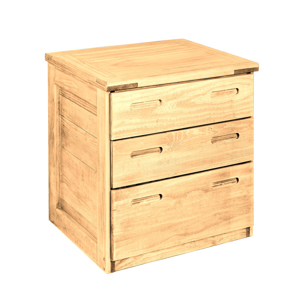 Built Firehouse Tough® Solid-Wood 3-Drawer Chest - Working Fire Furniture & Mattress Co. Inc.