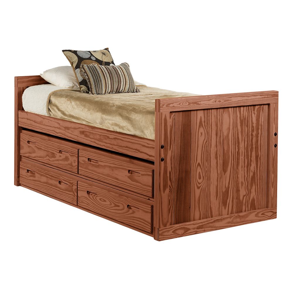 Built Firehouse Tough® Solid-Wood Captain's Bed