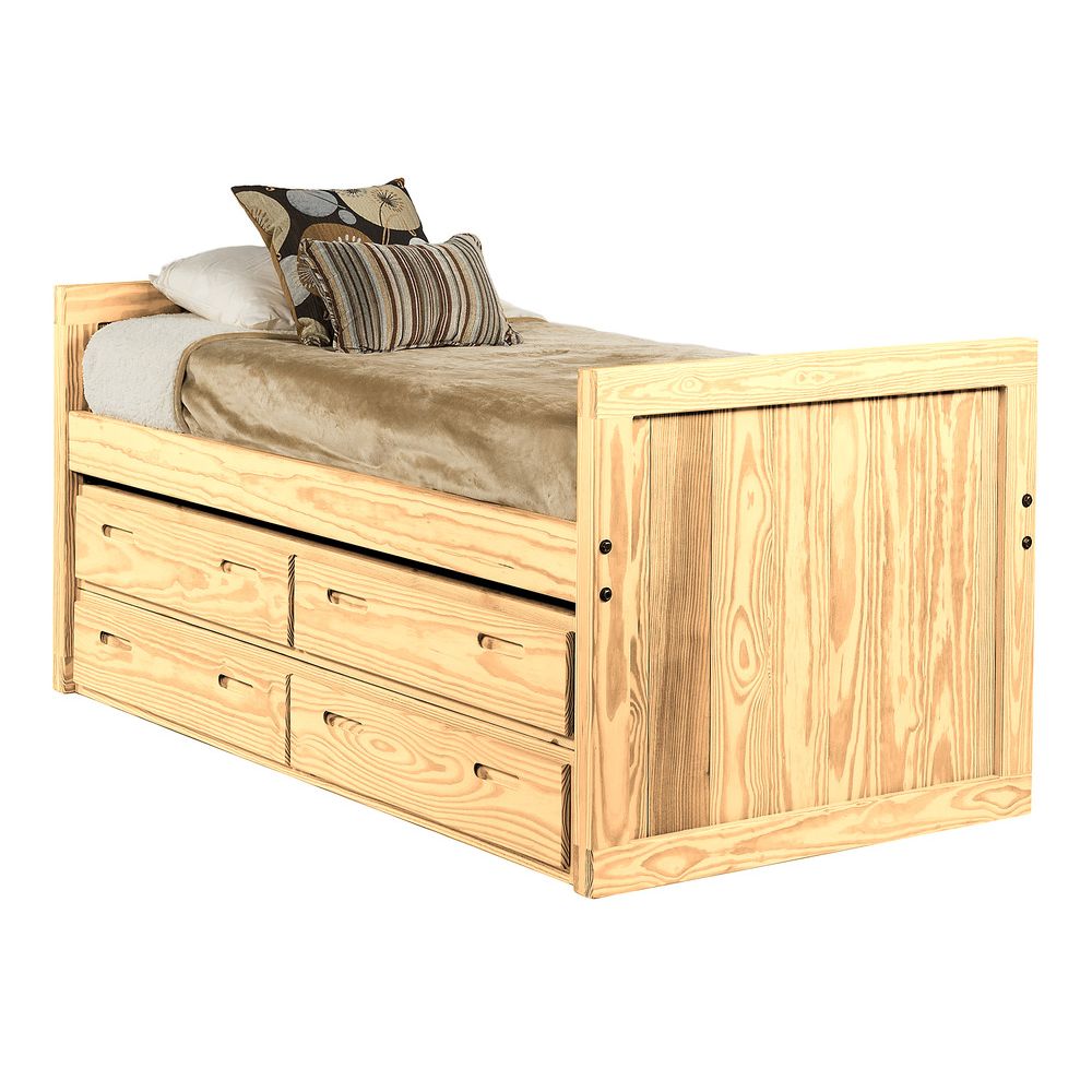 Built Firehouse Tough® Solid-Wood Captain's Bed