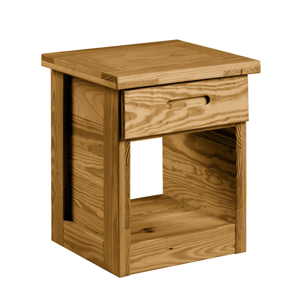 Built Firehouse Tough® Solid-Wood Nightstand w/Drawer