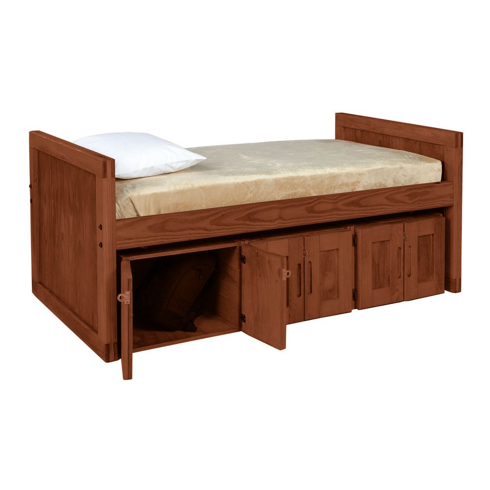 Built Firehouse Tough® Raised Firehouse Bed w/Storage Lockers