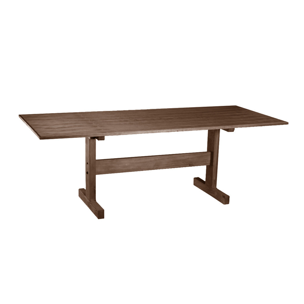 Built Firehouse Tough® Veneer Top Dining Table - 84"