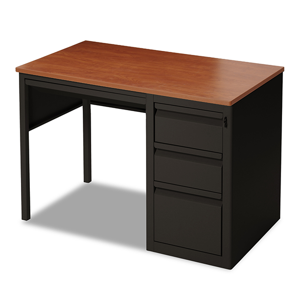 Built Firehouse Strong® Steel Pedestal Desk - Bed Bug Resistant