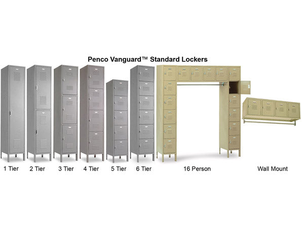 3-Tier Metal Locker