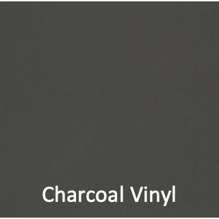 Charcoal Vinyl fabric color option for the wooden firehouse sofa