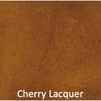 Cherry lacquer color swatch for the firehouse collection trestle dining fire station table