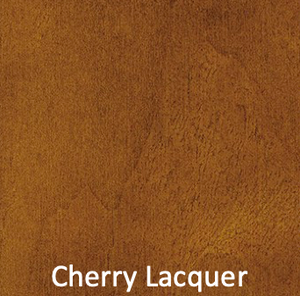 Cherry Lacquer finish color swatch option for the solid-wood firefighter chair