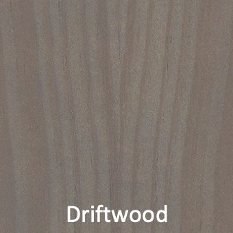 Driftwood color swatch for firefighter bedroom furniture