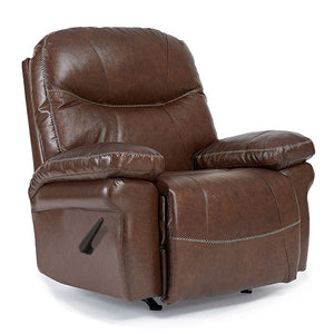 Cocoa Brown leather custom firehouse recliner