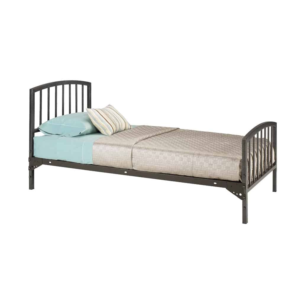 Adjustable, steel fire deparment bed