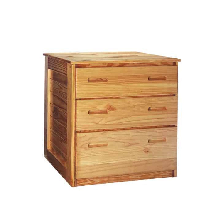 Firehouse furniture wooden three-drawer chest
