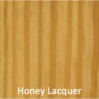 Honey Lacquer color swatch for firefighter bedroom furniture