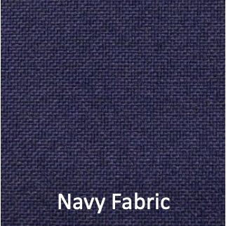 Navy fabric color option for solid-wood firefighter chair