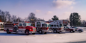 SHERRILL-KENWOOD VOLUNTEER FIRE DEPARTMENT, SHERRILL, NY | FIREHOUSE FURNITURE - DUTY-BUILT® PRO CUSTOM EMBROIDERED THEATER-STYLE RECLINERS AND STATIONARY SOFAS