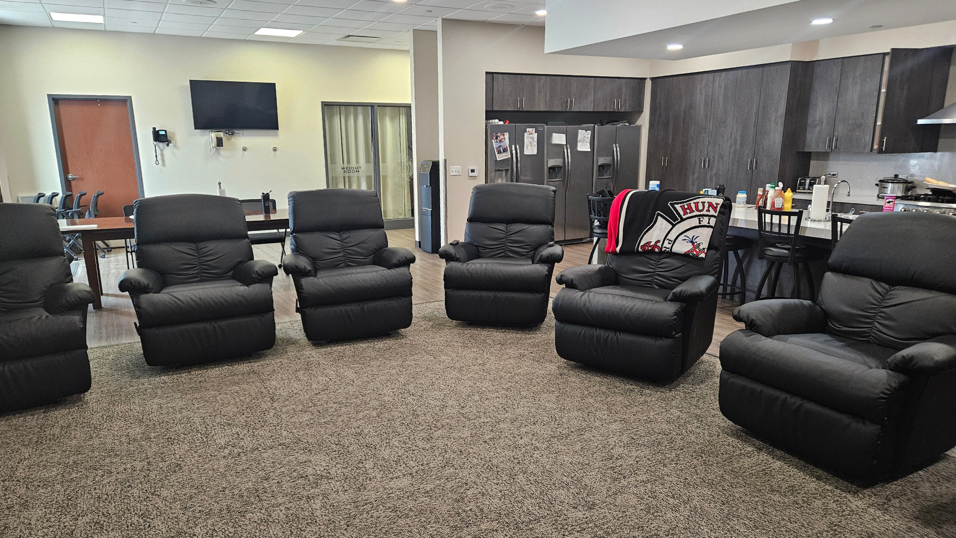New Firehouse Recliners for MABAS Division Five Firefighters