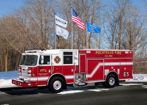 POCATELLO FIRE COMPANY MIDDLETOWN, NY | FIREFIGHTER FURNITURE - THE ULTIMATE FIREFIGHTER RECLINER™ & DUTY-BUILT® RESCUE CO DOUBLE RECLINING LOVESEAT