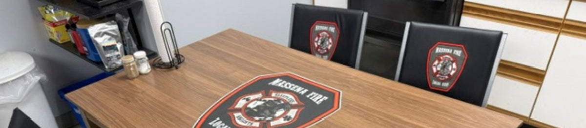 Village of Massena Fire Department Upgrades Its Day Room with Custom Embroidered Duty-Built® Stack Chairs