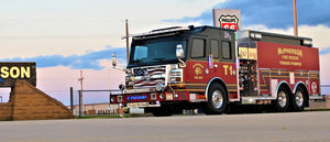 MCPHERSON FIRE DEPARTMENT, MCPHERSON, KS | CUSTOM EMBROIDERED RECLINERS AND OFFICE CHAIRS