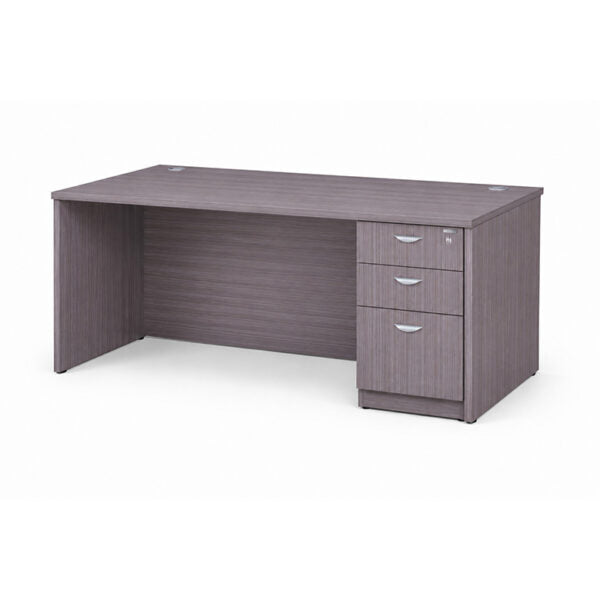 Commercial Office Desk: 66"x30" with Box/Box/File Pedestal
