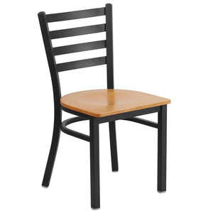 Duty-Built® Ladder-Back Dining Chair - Wood Seat