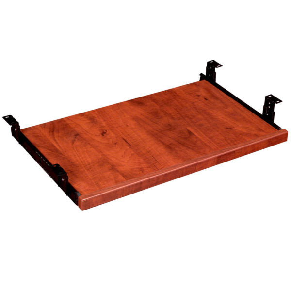 Firehouse furniture, BOSS Desk Keyboard Tray in cherry