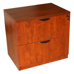 BOSS Office 2-Drawer Lateral File firefighter furniture in cherry