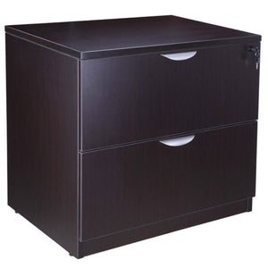 BOSS Office 2-Drawer Lateral File firefighter furniture in mocha