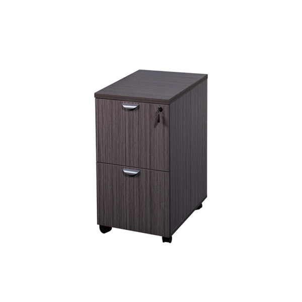Fireman furniture, BOSS Office 2-Drawer Mobile Pedestal in mocha