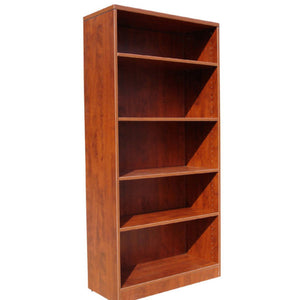 Firehouse furniture, BOSS Office Bookcase in cherry with five shelves