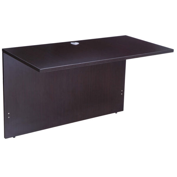 BOSS Office Desk Bridge American firehouse furniture in mocha