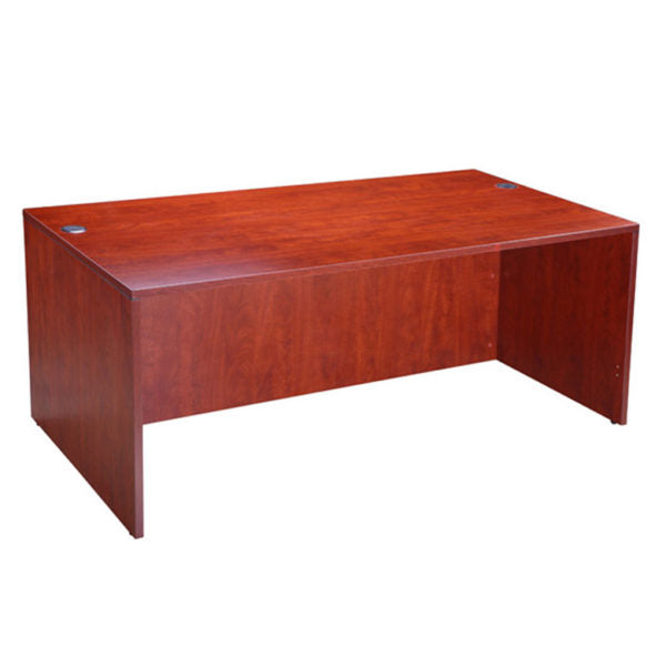 BOSS Office Desk Shell firehouse furniture in cherry