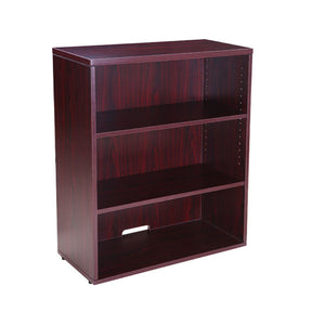 Firestation furniture, BOSS Office Hutch/Bookcase with three shelves in mahogany