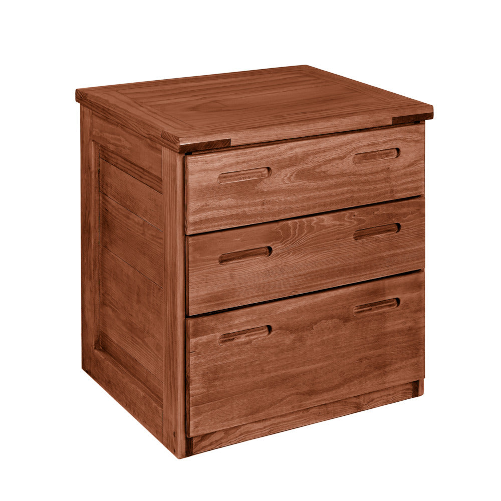 Built Firehouse Tough® Solid-Wood 3-Drawer Chest - Working Fire Furniture & Mattress Co. Inc.