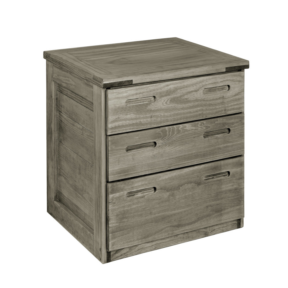 Built Firehouse Tough® Solid-Wood 3-Drawer Chest - Working Fire Furniture & Mattress Co. Inc.