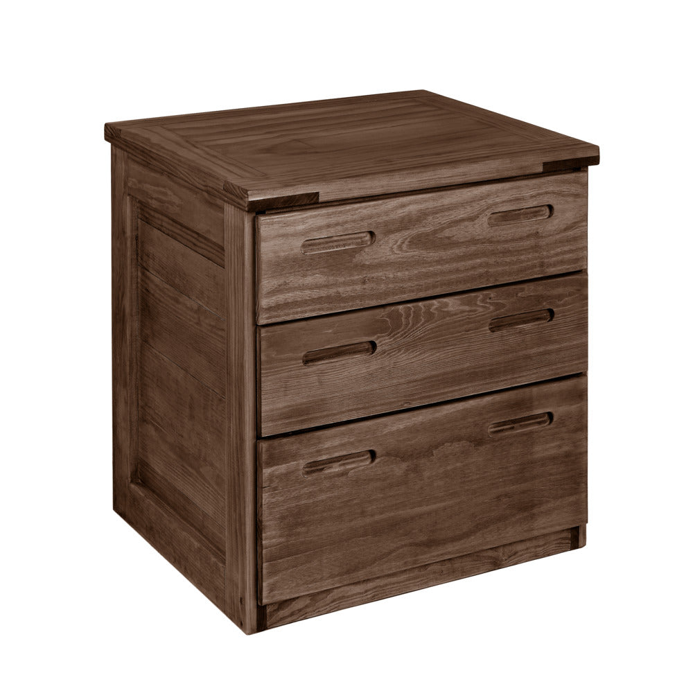Built Firehouse Tough® Solid-Wood 3-Drawer Chest - Working Fire Furniture & Mattress Co. Inc.